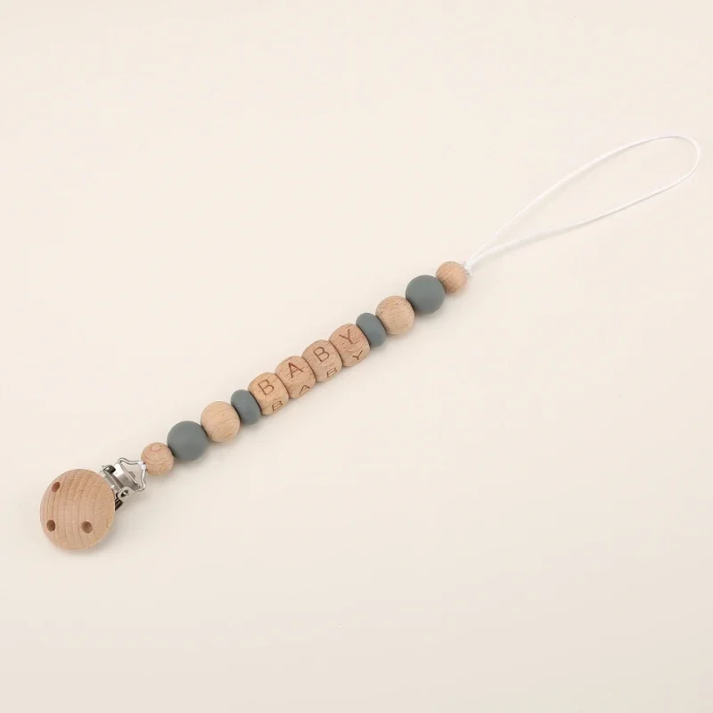 Baby Pacifier Clips Personaliz - Wooden Letter Sign 리뷰 및 가격