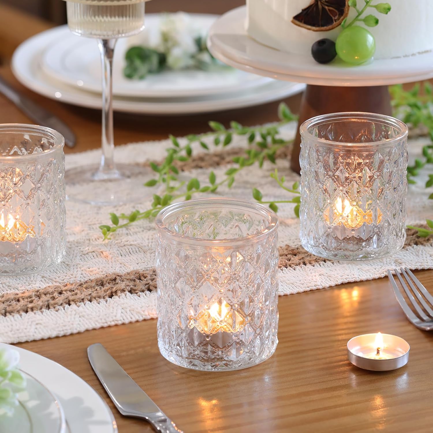 12 Pcs Large Votive Candle Hol - Home Decor For Wedding 리뷰 및 가격