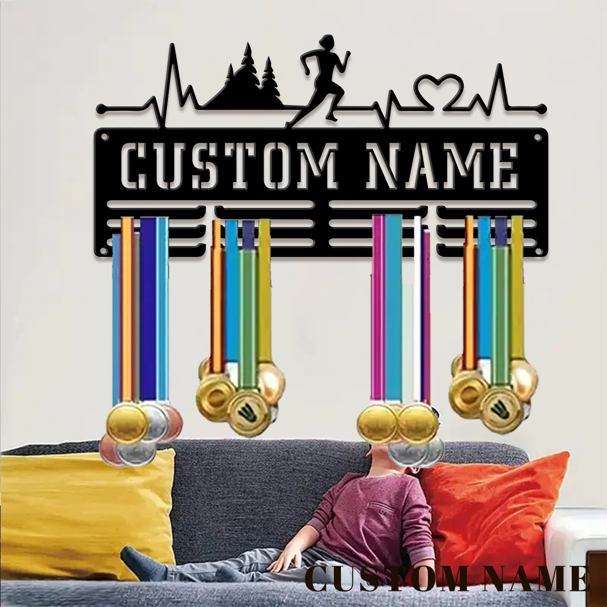 custom Marathon Sports Metal m - Home Decor For Wedding 리뷰 및 가격