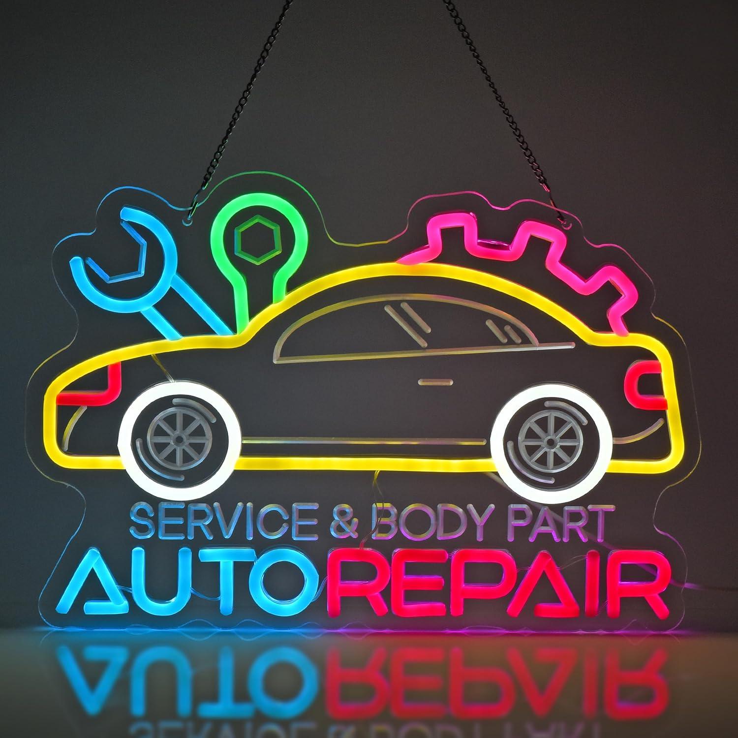 Auto Repair Neon Sign Neon Lig - Home Decor Light 리뷰 및 가격