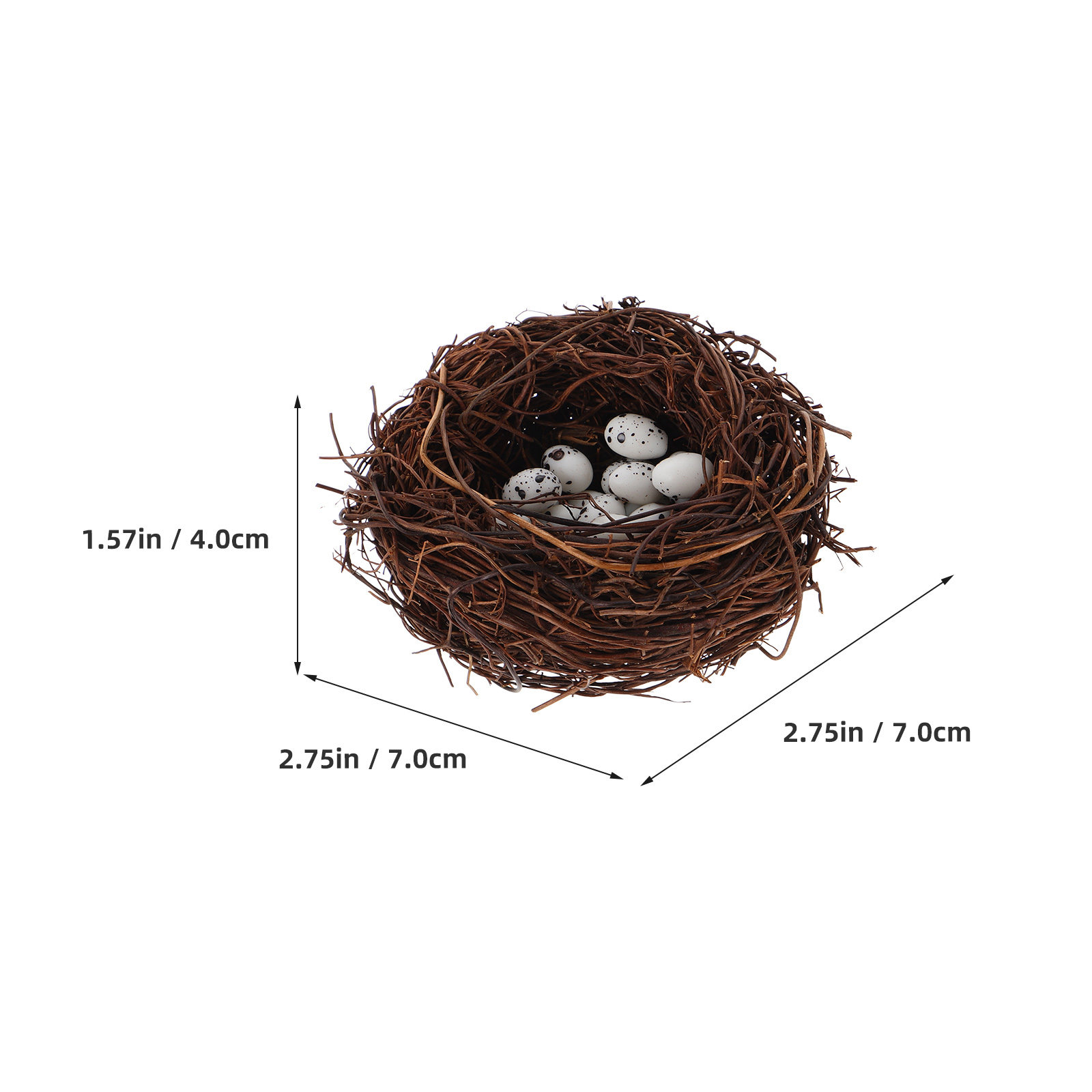 Miniature Bird Nest Decoration - Home Decor Rattan 리뷰 및 가격