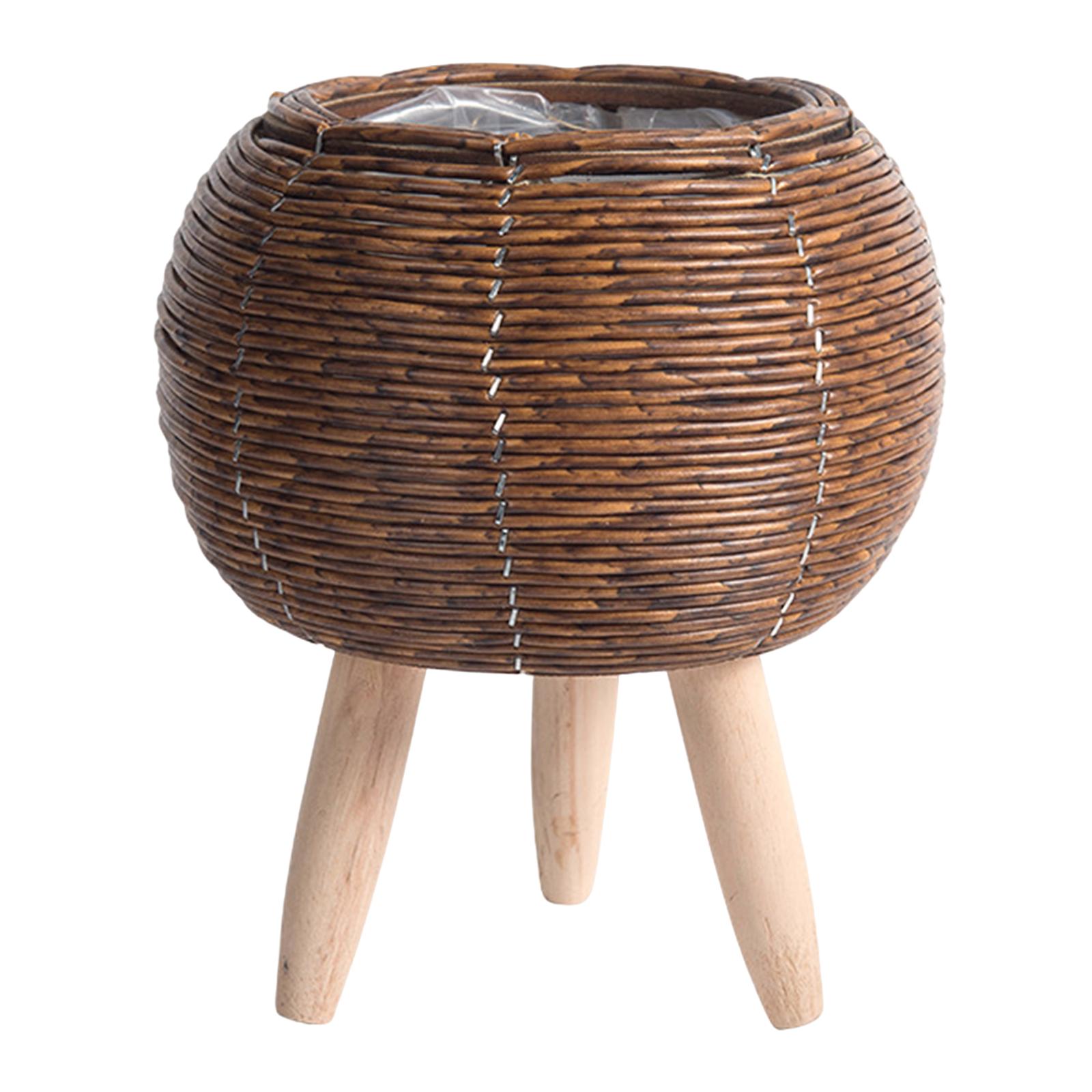Woven Basket with Stand Indoor - Home Decor Rattan 리뷰 및 가격