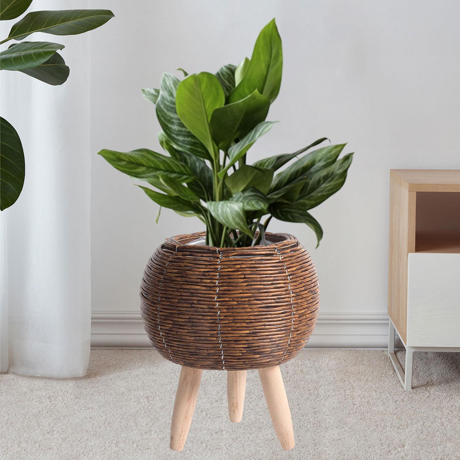 Woven Basket with Stand Indoor - Home Decor Rattan 리뷰 및 가격