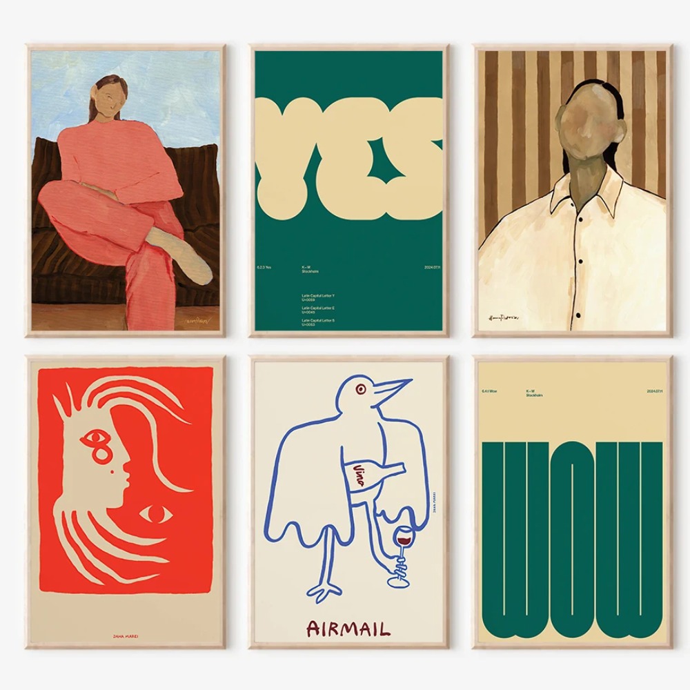 Frameless Abstract Gallery Dec - Home Decor Interior 리뷰 및 가격