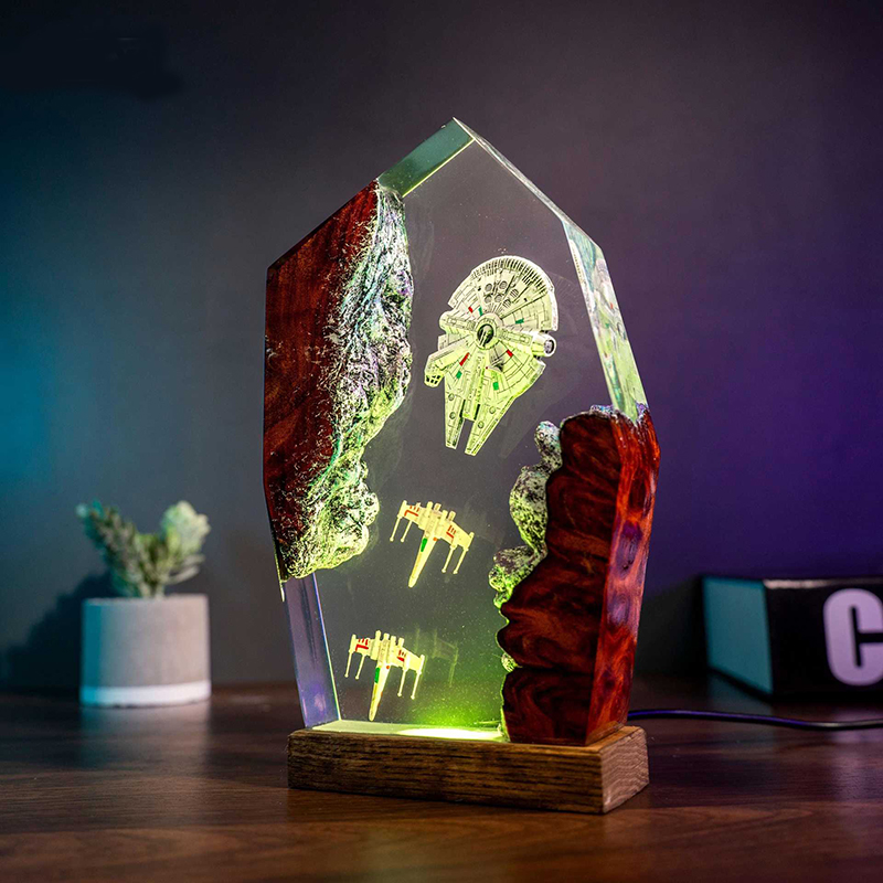 Table Resin Lamp Universe War  - Home Decor For Wedding 리뷰 및 가격