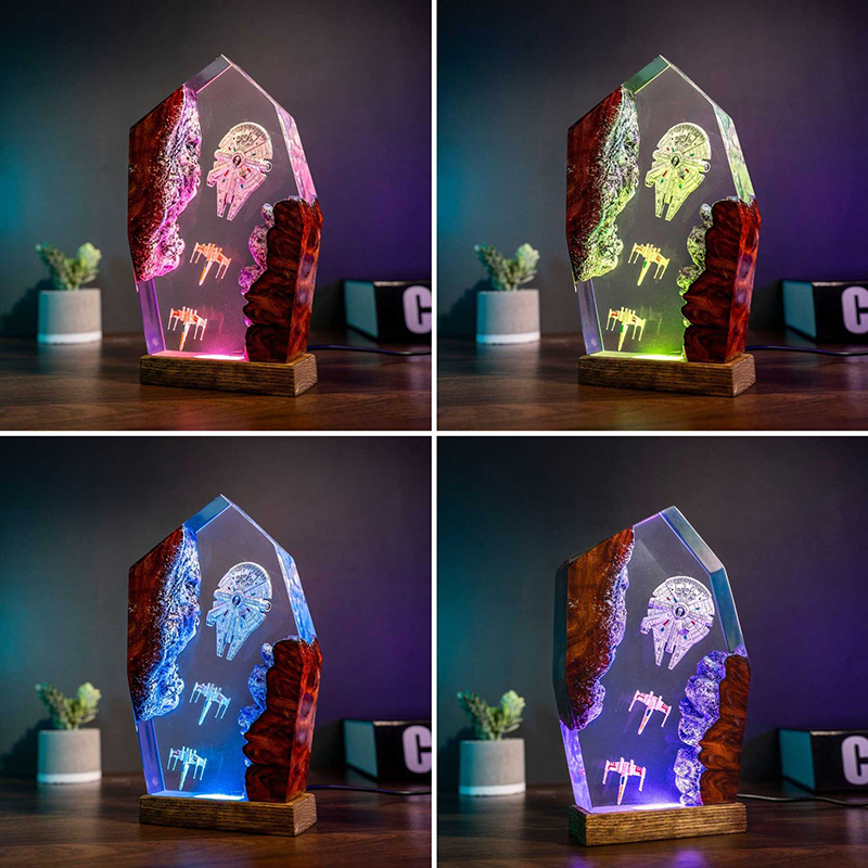 Table Resin Lamp Universe War  - Home Decor For Wedding 리뷰 및 가격