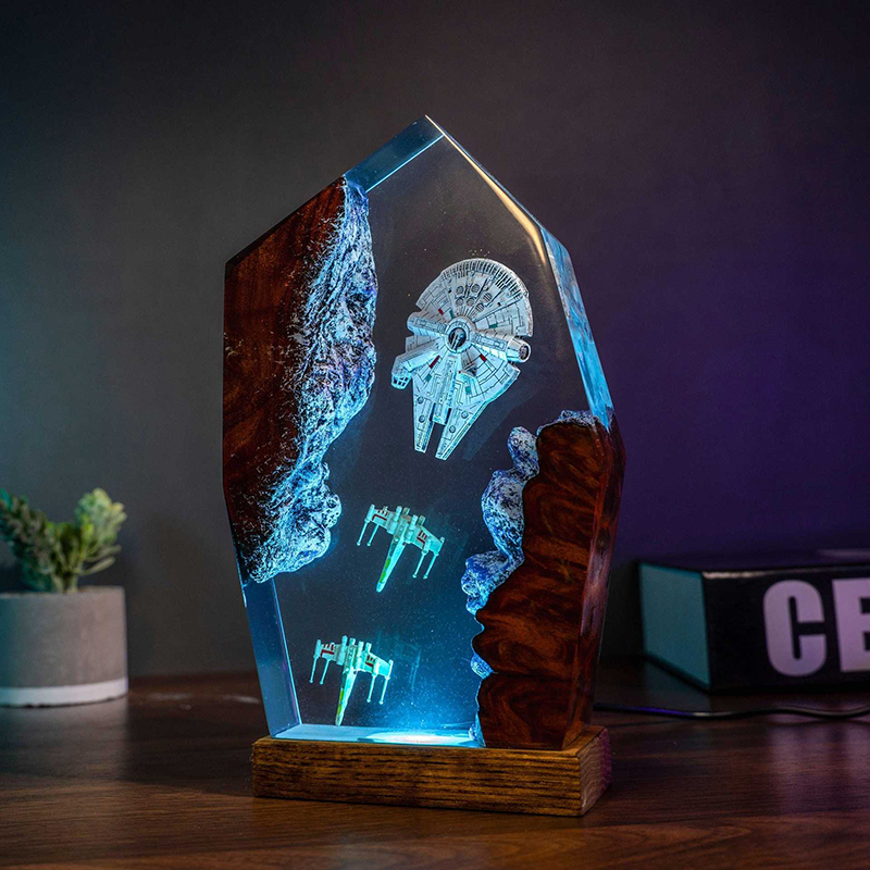 Table Resin Lamp Universe War  - Home Decor For Wedding 리뷰 및 가격