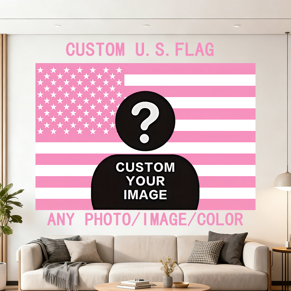 Custom USA PINK Flag Banner Pr - Home Decor Png 리뷰 및 가격