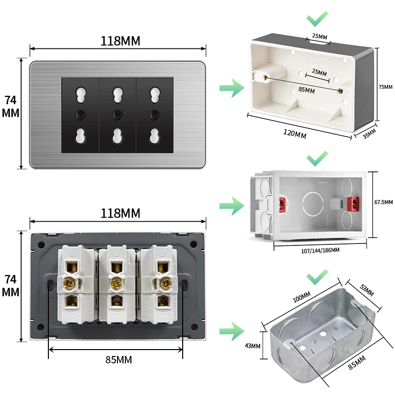 ELEGAN Black Stainless Panel I - Home Decor Outlet 리뷰 및 가격