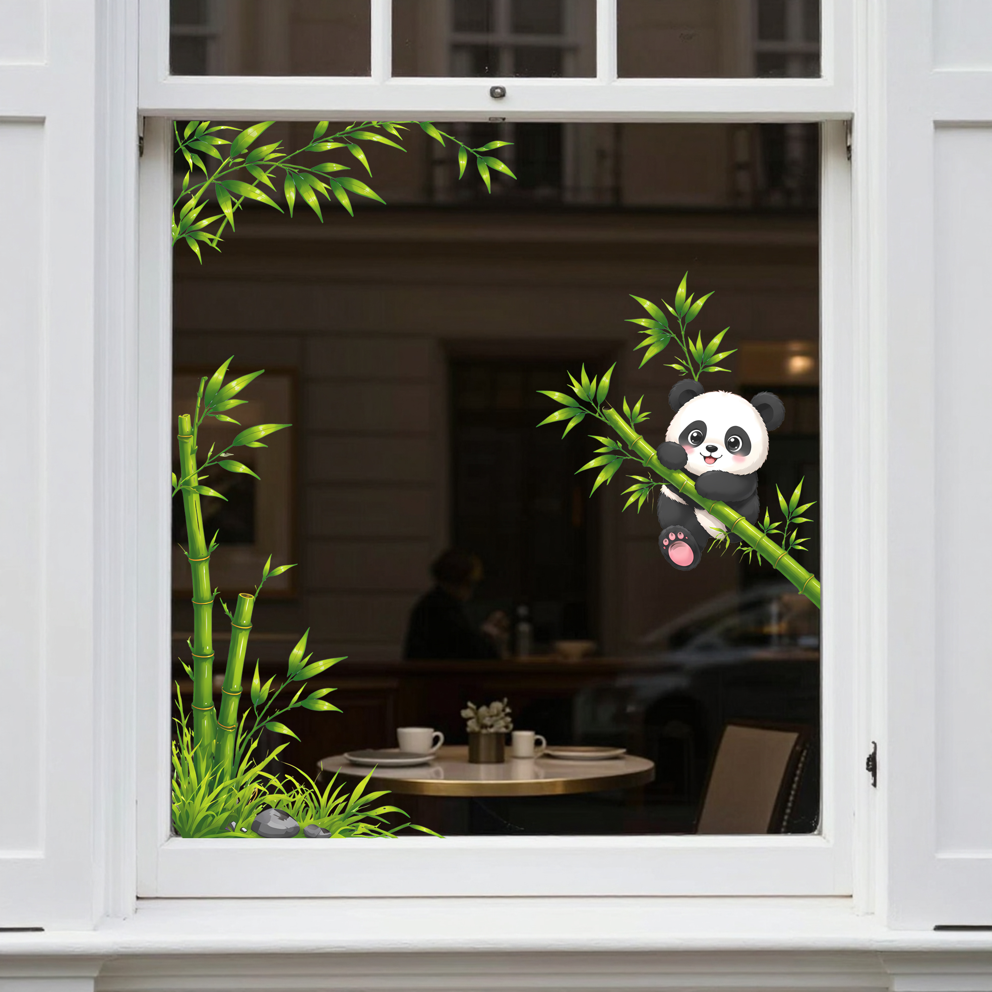 Cute Panda with Bamboo Bathroo - Vanity Home Decor 리뷰 및 가격