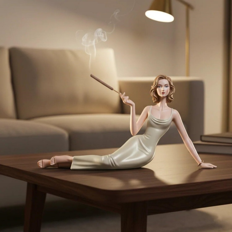 Elegant Lady Figurine Incense  - Home Decor Humacao 리뷰 및 가격