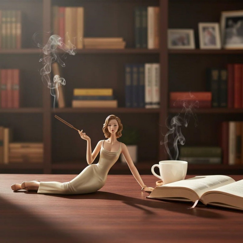 Elegant Lady Figurine Incense  - Home Decor Humacao 리뷰 및 가격