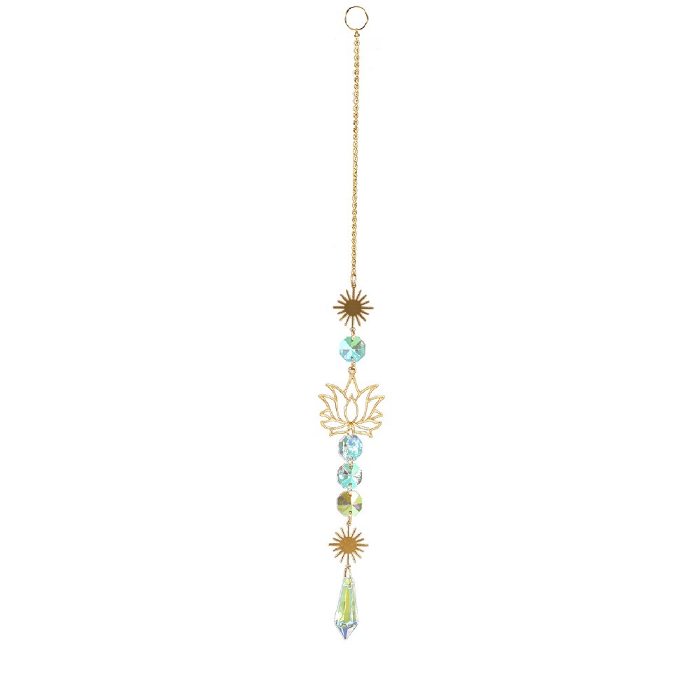 Crystal Lotus Hanging Wind Chi - Crystal Sun Catcher 리뷰 및 가격