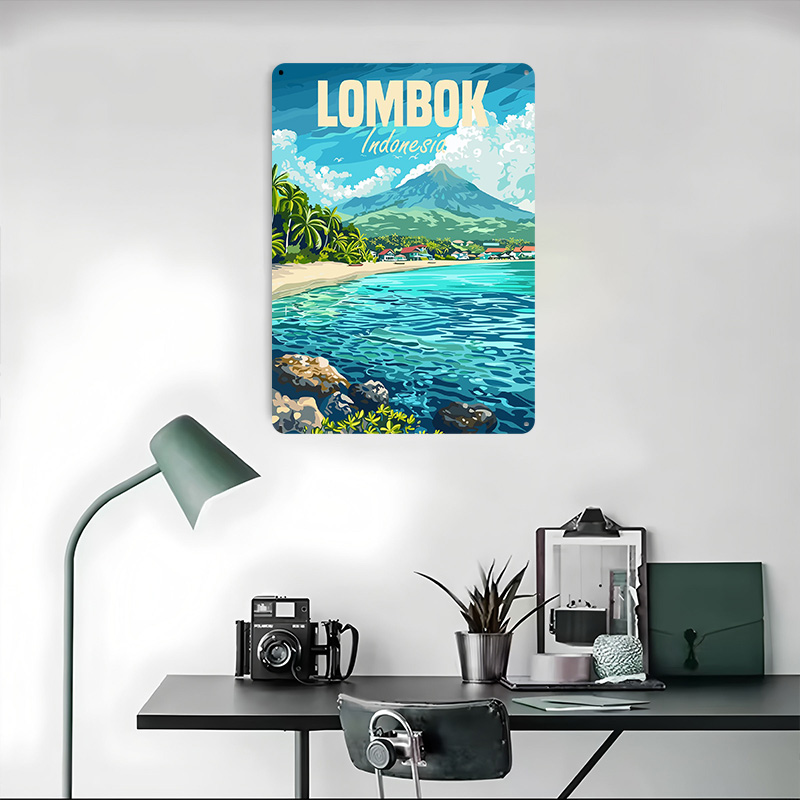 Lombok Island Indonesia Printe - Home Decor Indonesia 리뷰 및 가격