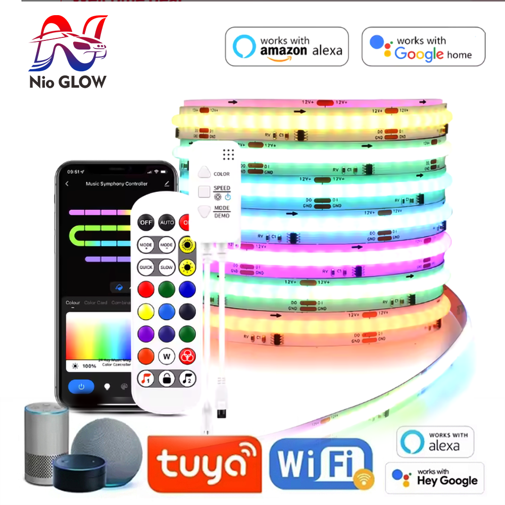 Tuya WiFi WS2811 RGBIC COB LED - Home Decor App Free 리뷰 및 가격