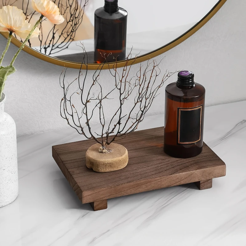 Retro Wooden Bathroom Tray Van - Vanity Home Decor 리뷰 및 가격