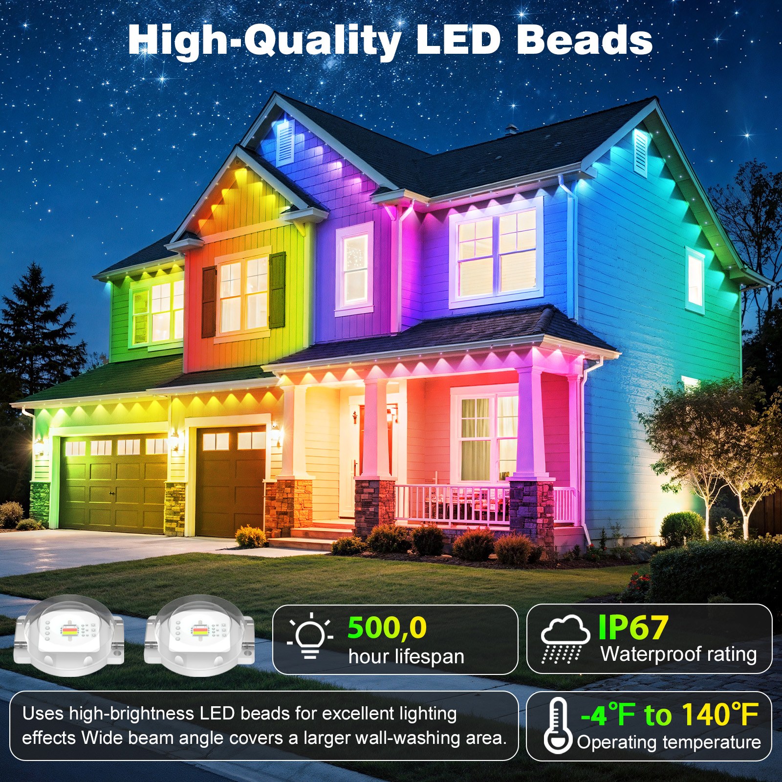 500FT Permanent Outdoor LED St - Home Decor App Free 리뷰 및 가격