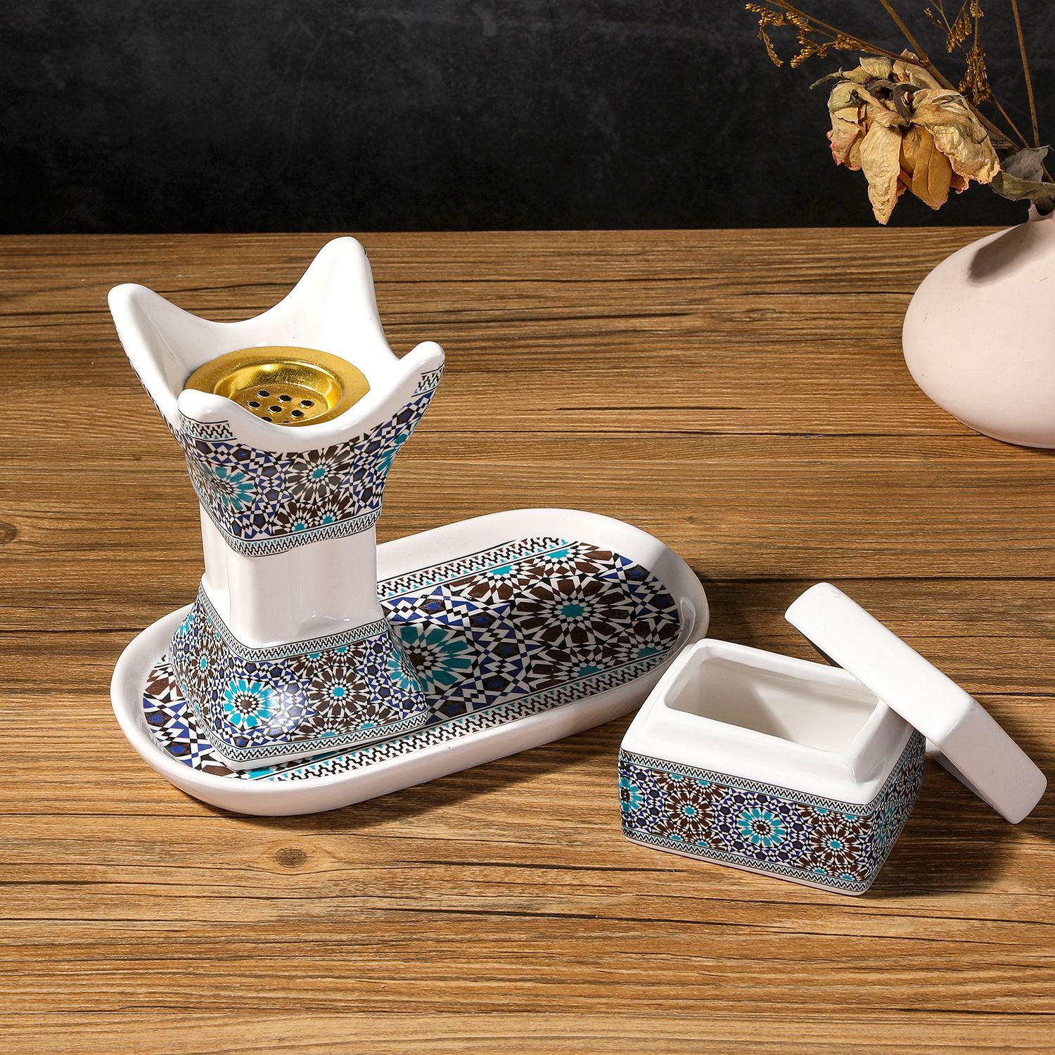 Arabic Ceramic Printed Four-co - Home Decor Humacao 리뷰 및 가격