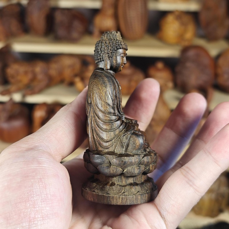 Hand-Carved Agarwood Buddha St - Home Decor Indonesia 리뷰 및 가격