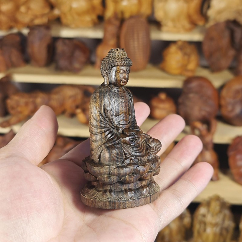Hand-Carved Agarwood Buddha St - Home Decor Indonesia 리뷰 및 가격
