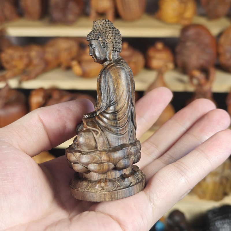 Hand-Carved Agarwood Buddha St - Home Decor Indonesia 리뷰 및 가격
