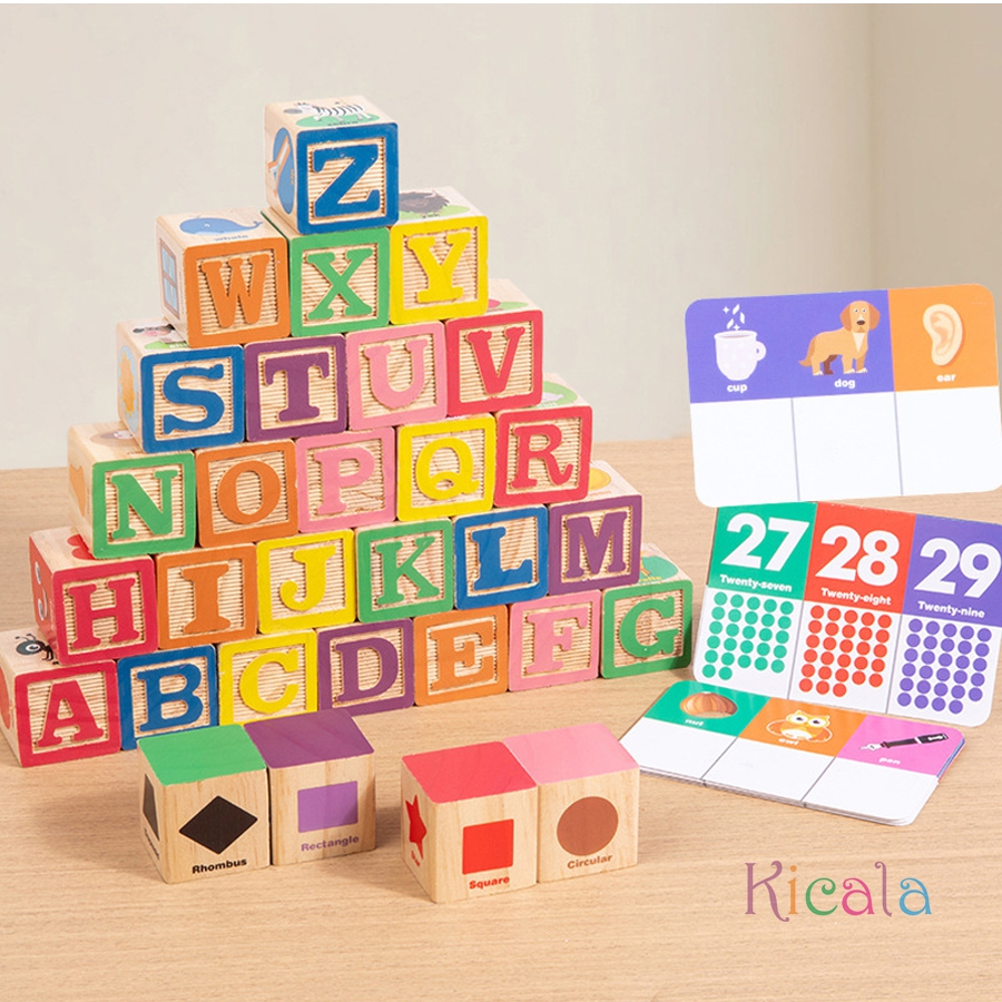 Montessori Wooden Number Block - Wooden Letter Sign 리뷰 및 가격