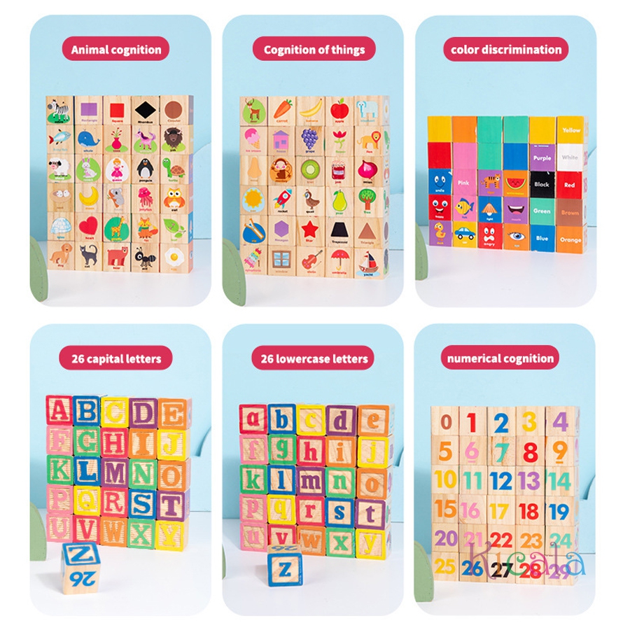 Montessori Wooden Number Block - Wooden Letter Sign 리뷰 및 가격
