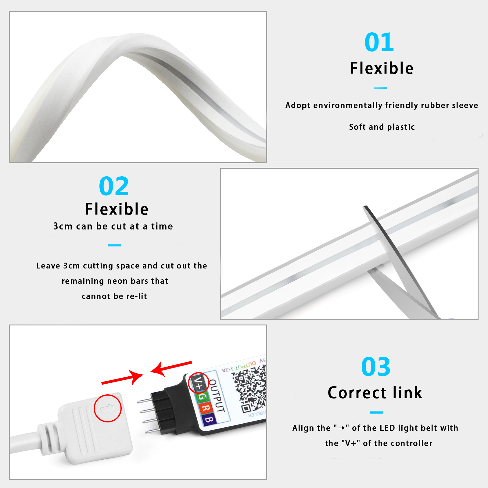 5V USB RGB Neon LED Strip Wate - Home Decor App Free 리뷰 및 가격