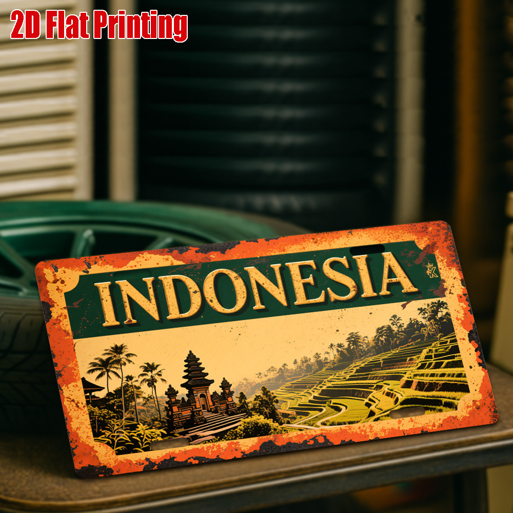 Indonesia Bali Landscape Tin S - Home Decor Indonesia 리뷰 및 가격