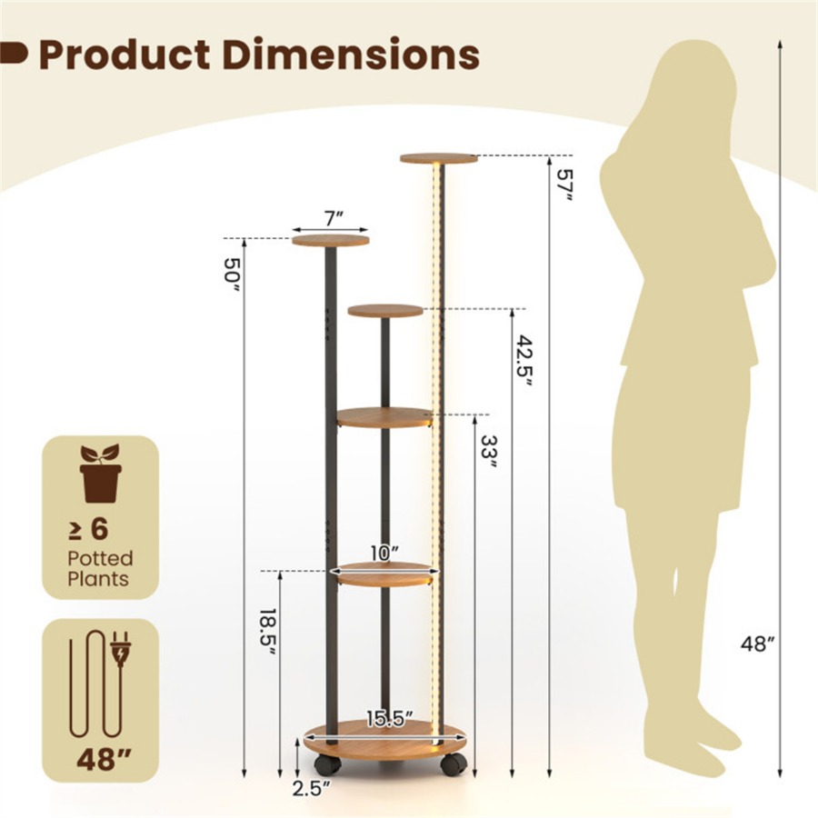6-Tier Plant Stand with RGB Li - Home Decor App Free 리뷰 및 가격