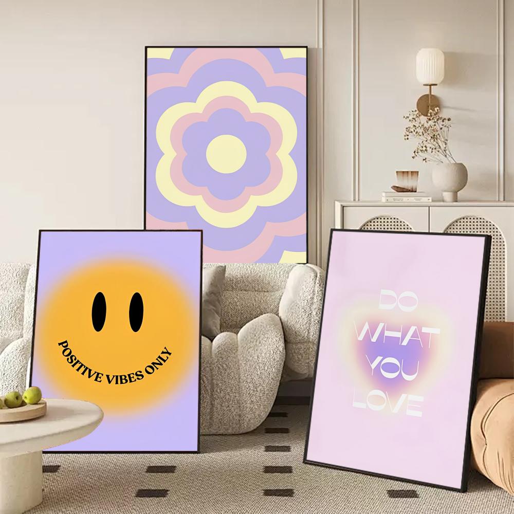 Frameless Abstract Floral Hear - Home Decor Interior 리뷰 및 가격