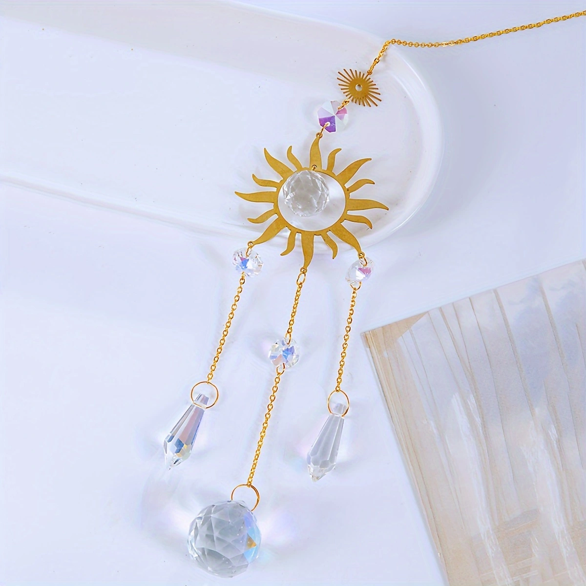 1pc metal sun pendant handmade - Crystal Sun Catcher 리뷰 및 가격