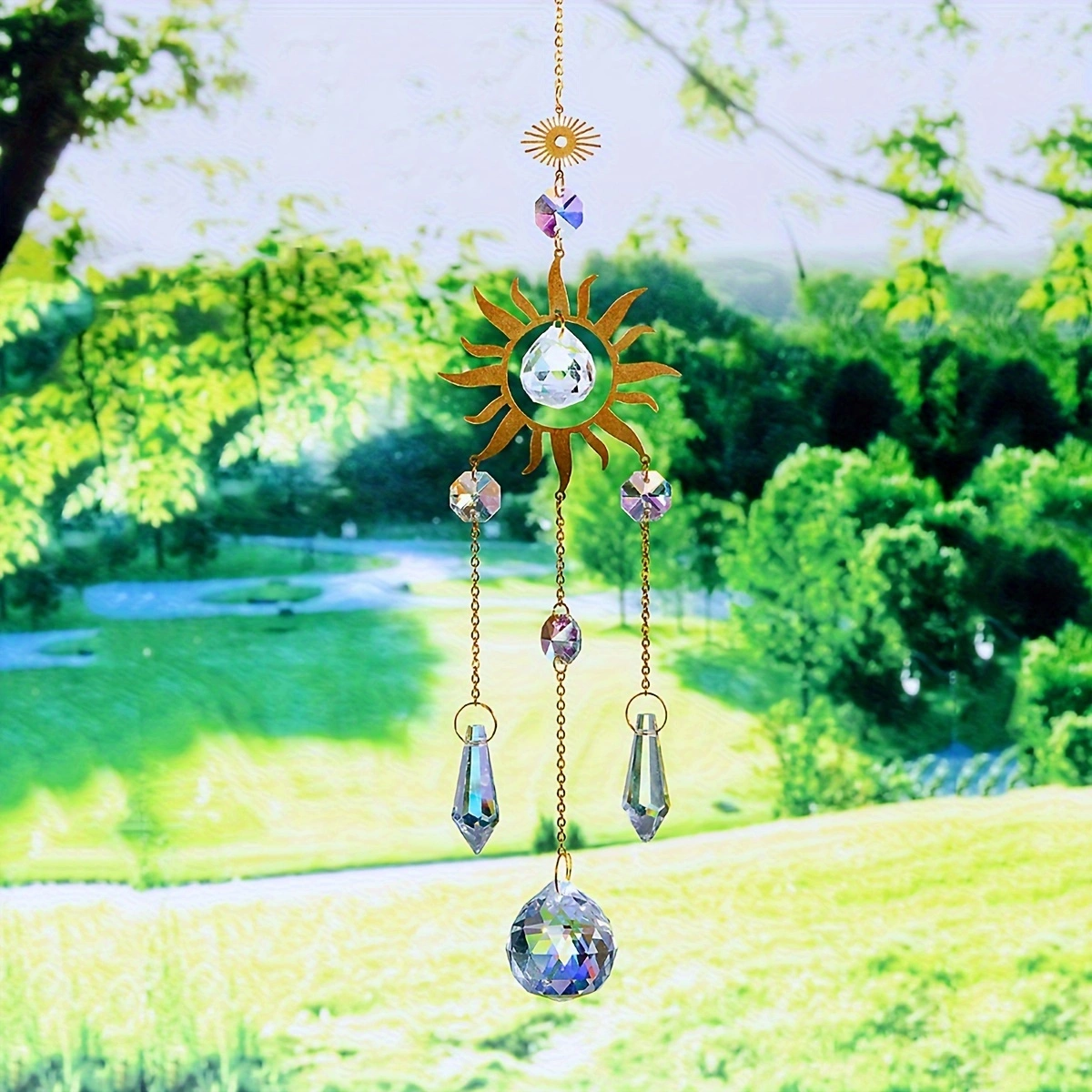 1pc metal sun pendant handmade - Crystal Sun Catcher 리뷰 및 가격