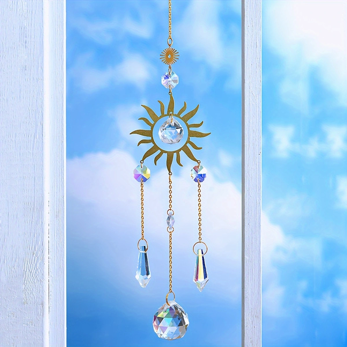 1pc metal sun pendant handmade - Crystal Sun Catcher 리뷰 및 가격
