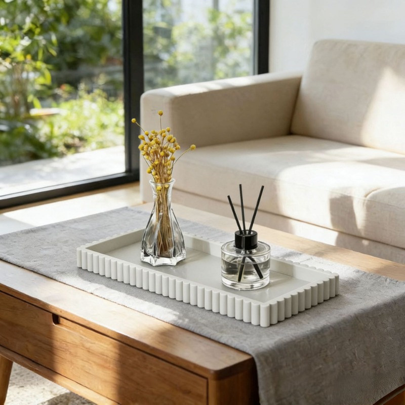 Silicone Fluted Edge Storage T - Vanity Home Decor 리뷰 및 가격