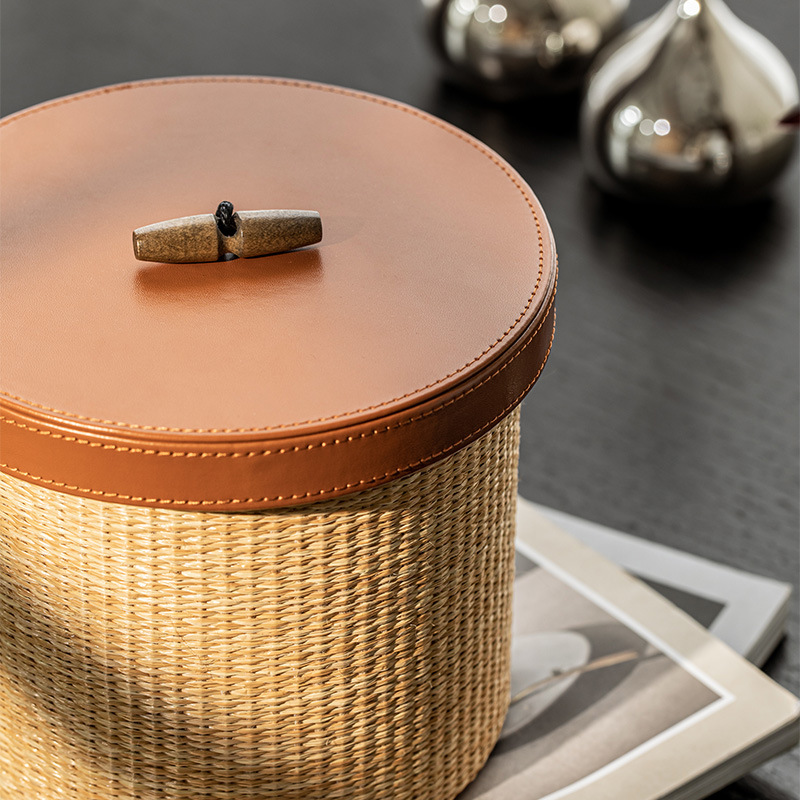 Retro rattan storage box Home  - Home Decor Rattan 리뷰 및 가격