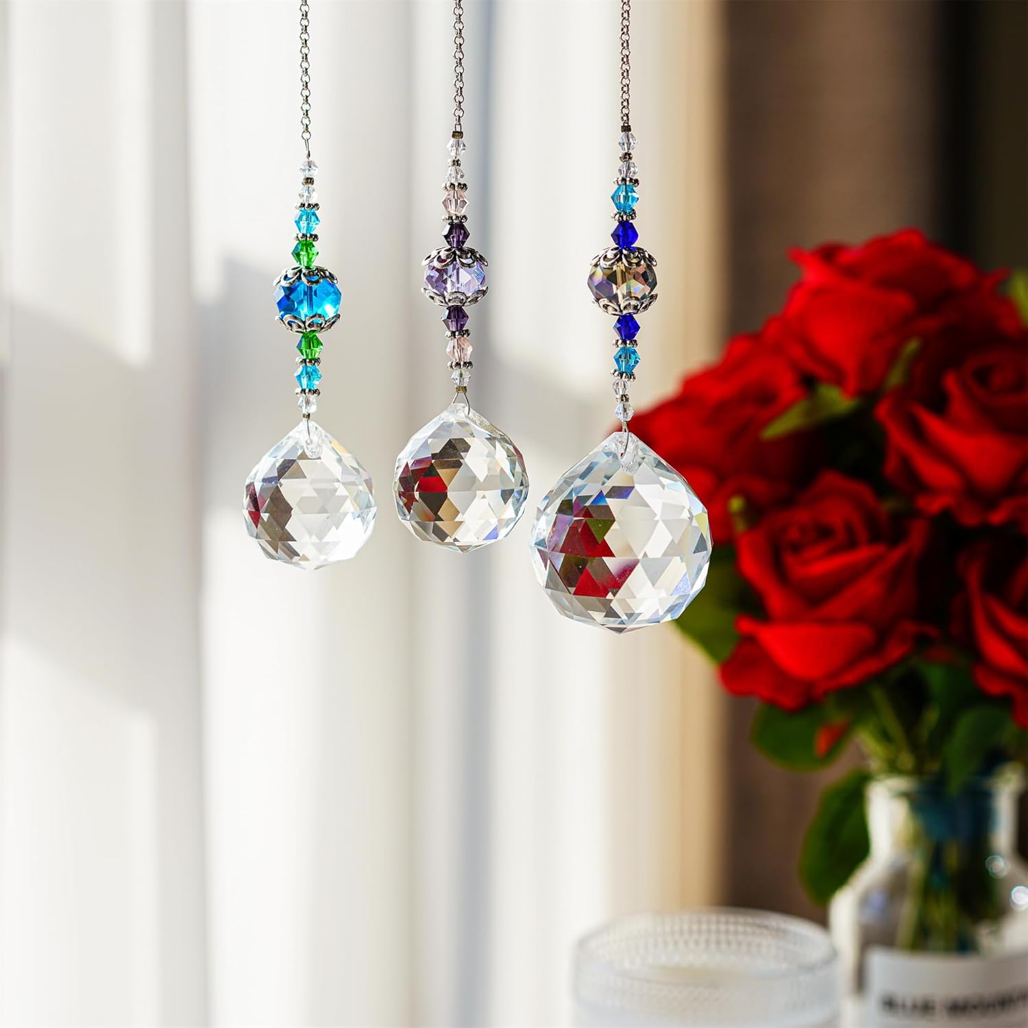 Crystals Suncatcher Hanging fo - Crystal Sun Catcher 리뷰 및 가격