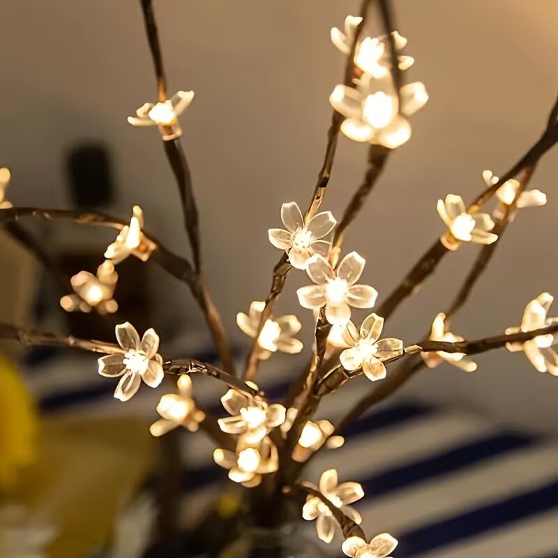 1/2PC 20LED Cherry Blossom Tre - Home Decor Light 리뷰 및 가격