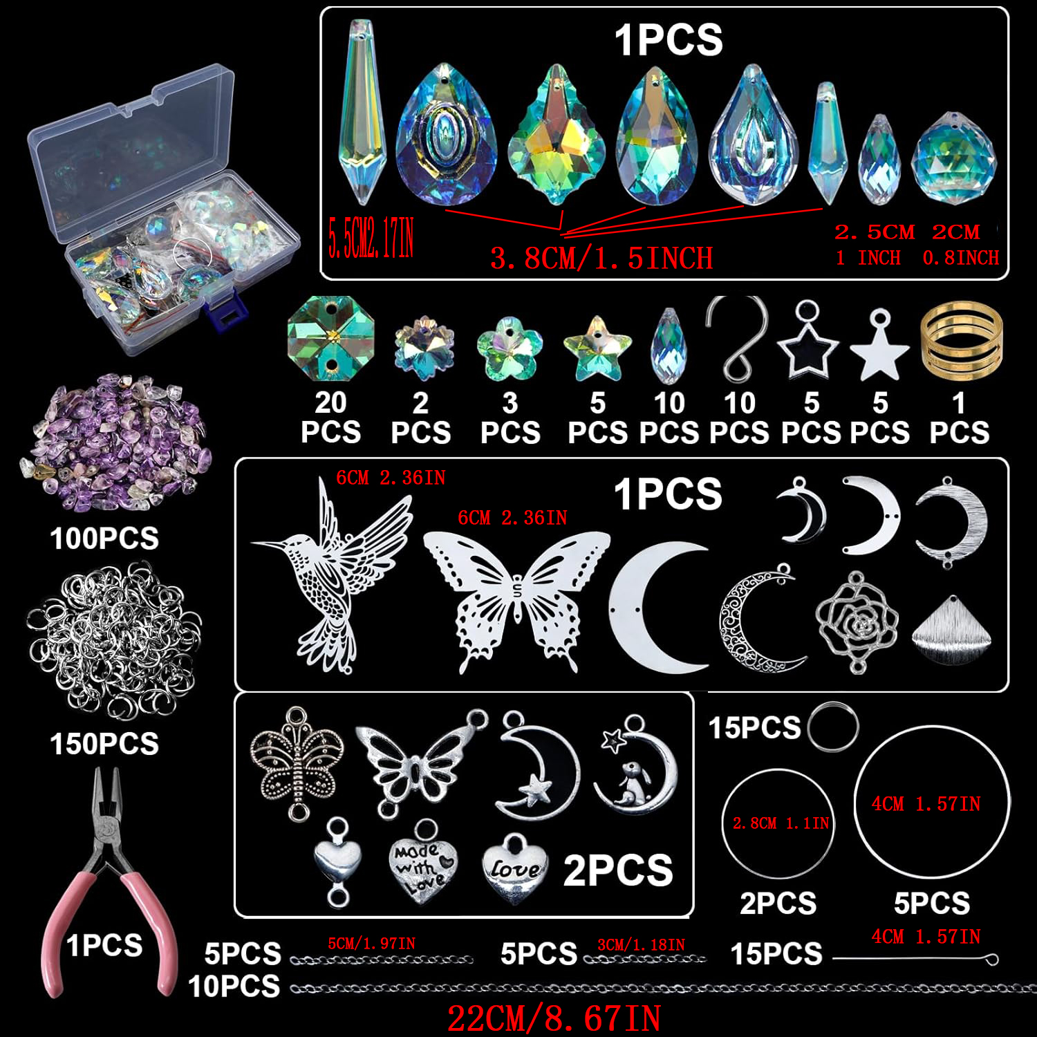 DIY 400pcs SunCatchers Making  - Crystal Sun Catcher 리뷰 및 가격