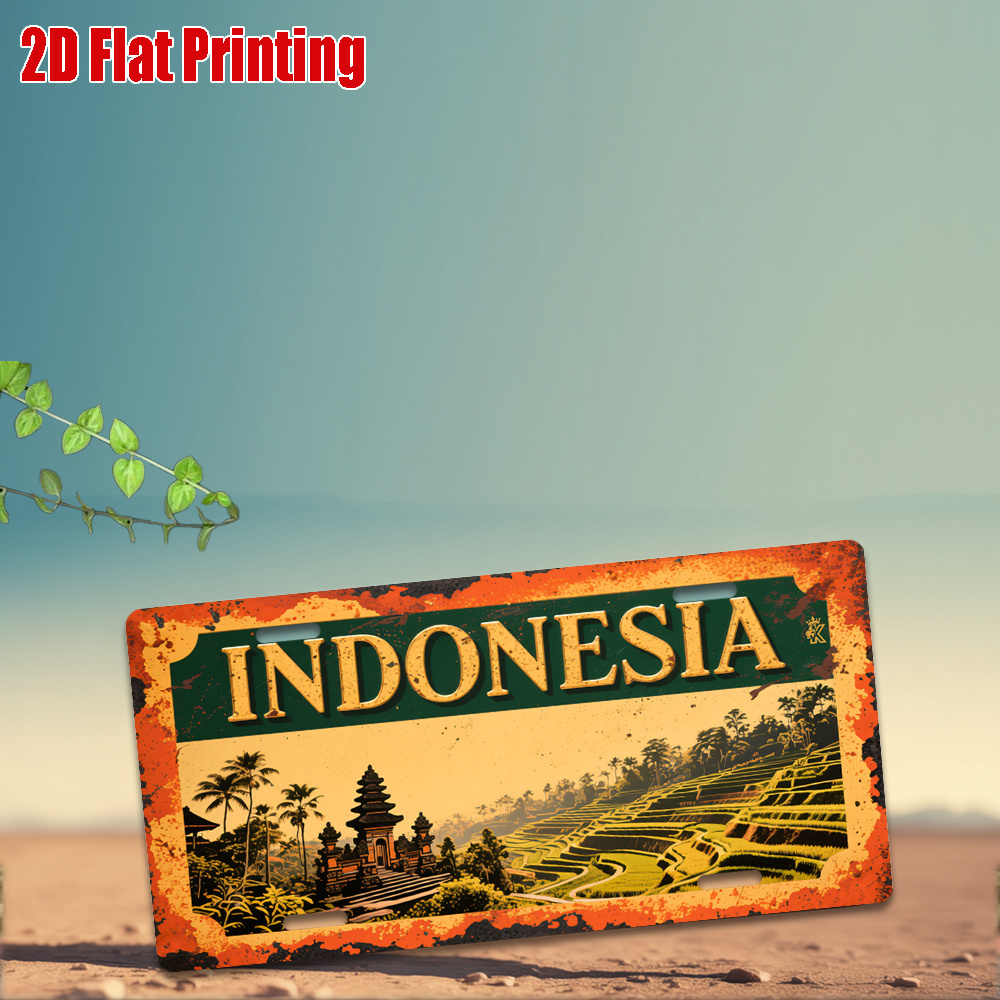 2D Flat,1pc, Vintage Metal Sig - Home Decor Indonesia 리뷰 및 가격