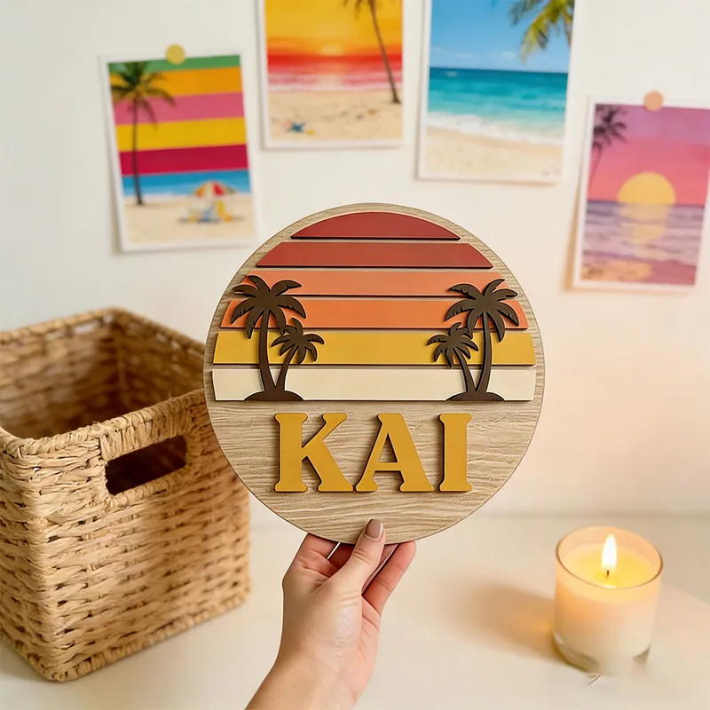 Customizable Round Vintage Bea - Wooden Letter Sign 리뷰 및 가격