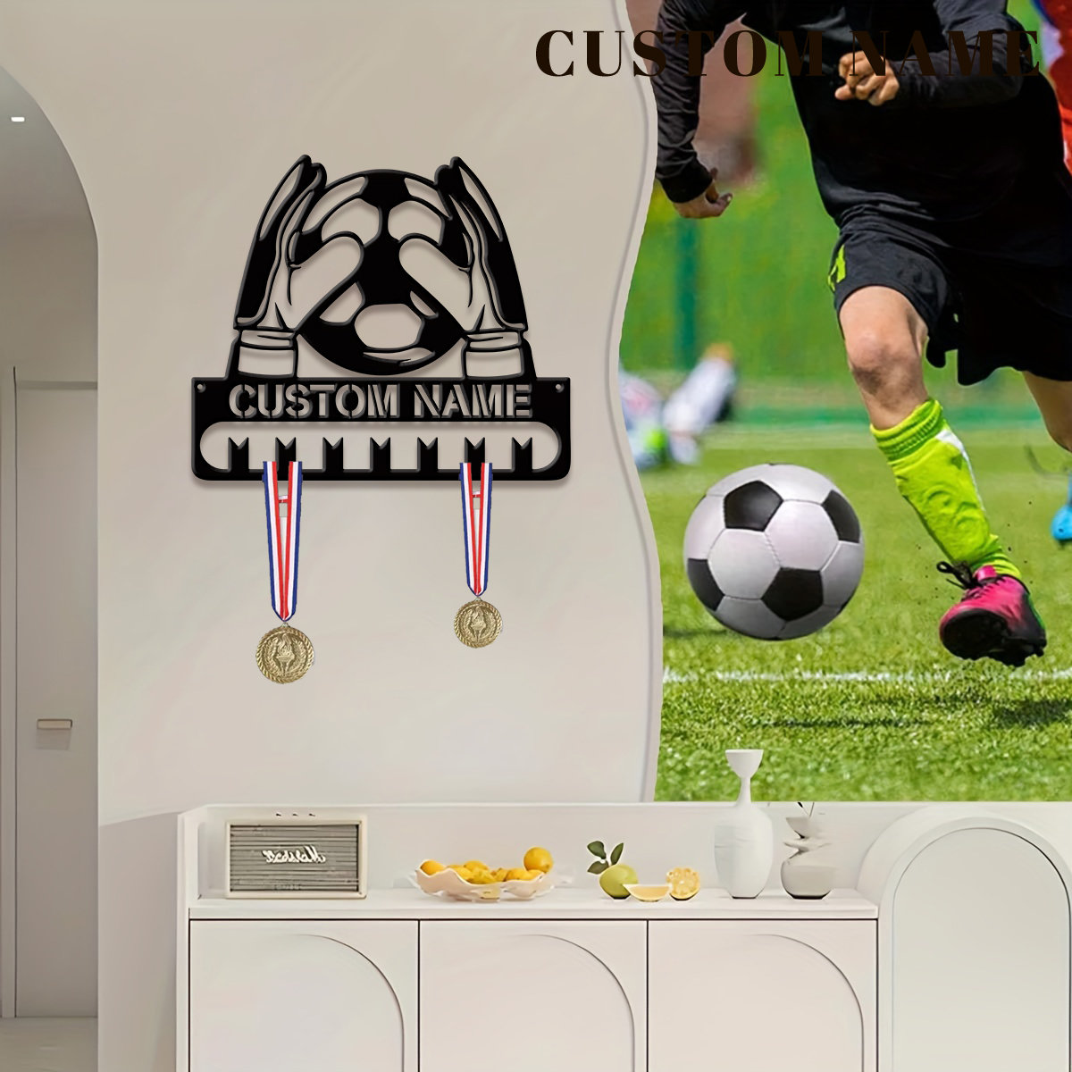 Custom Football Player Metal M - Home Decor For Wedding 리뷰 및 가격