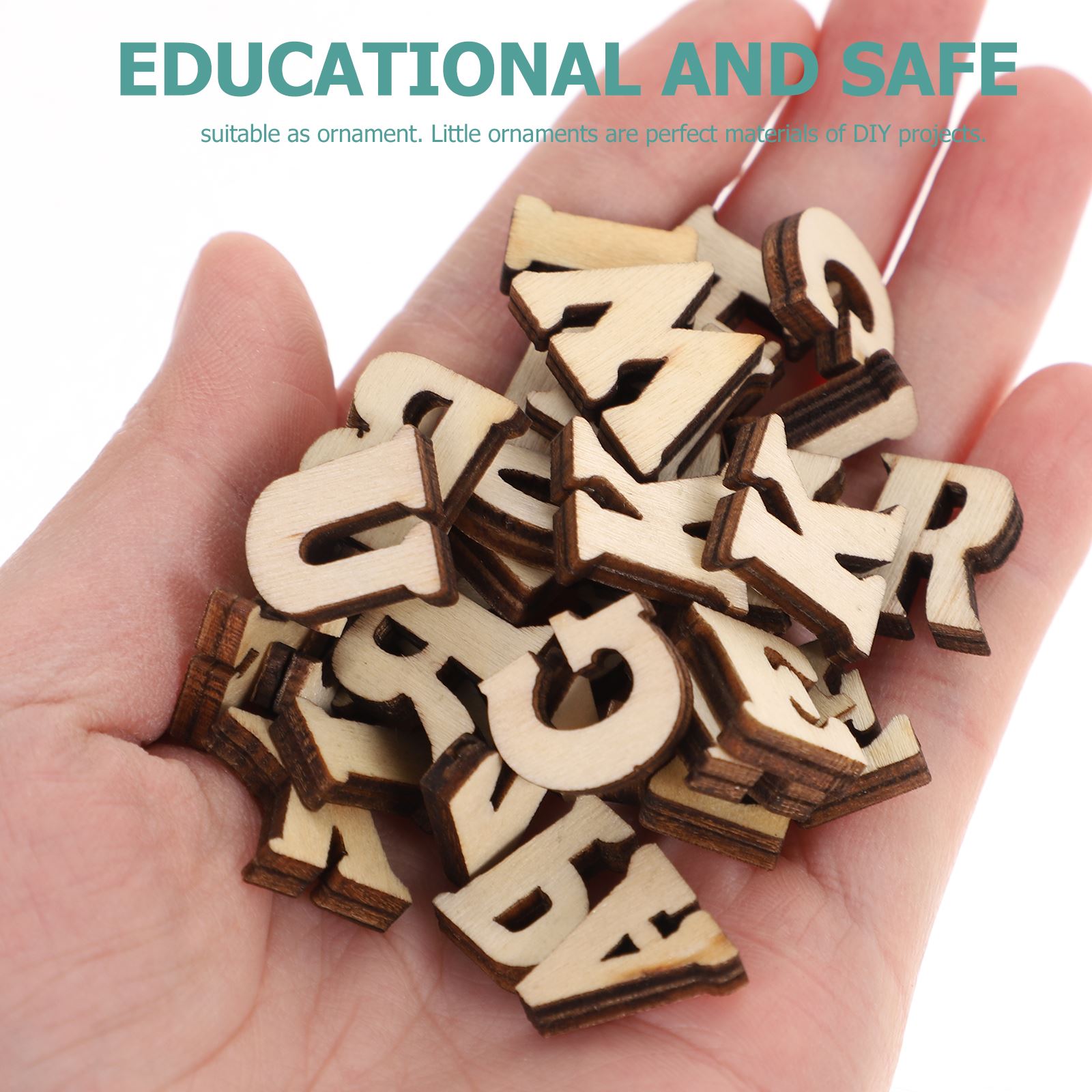 100pcs DIY Doodle Educational  - Wooden Letter Sign 리뷰 및 가격