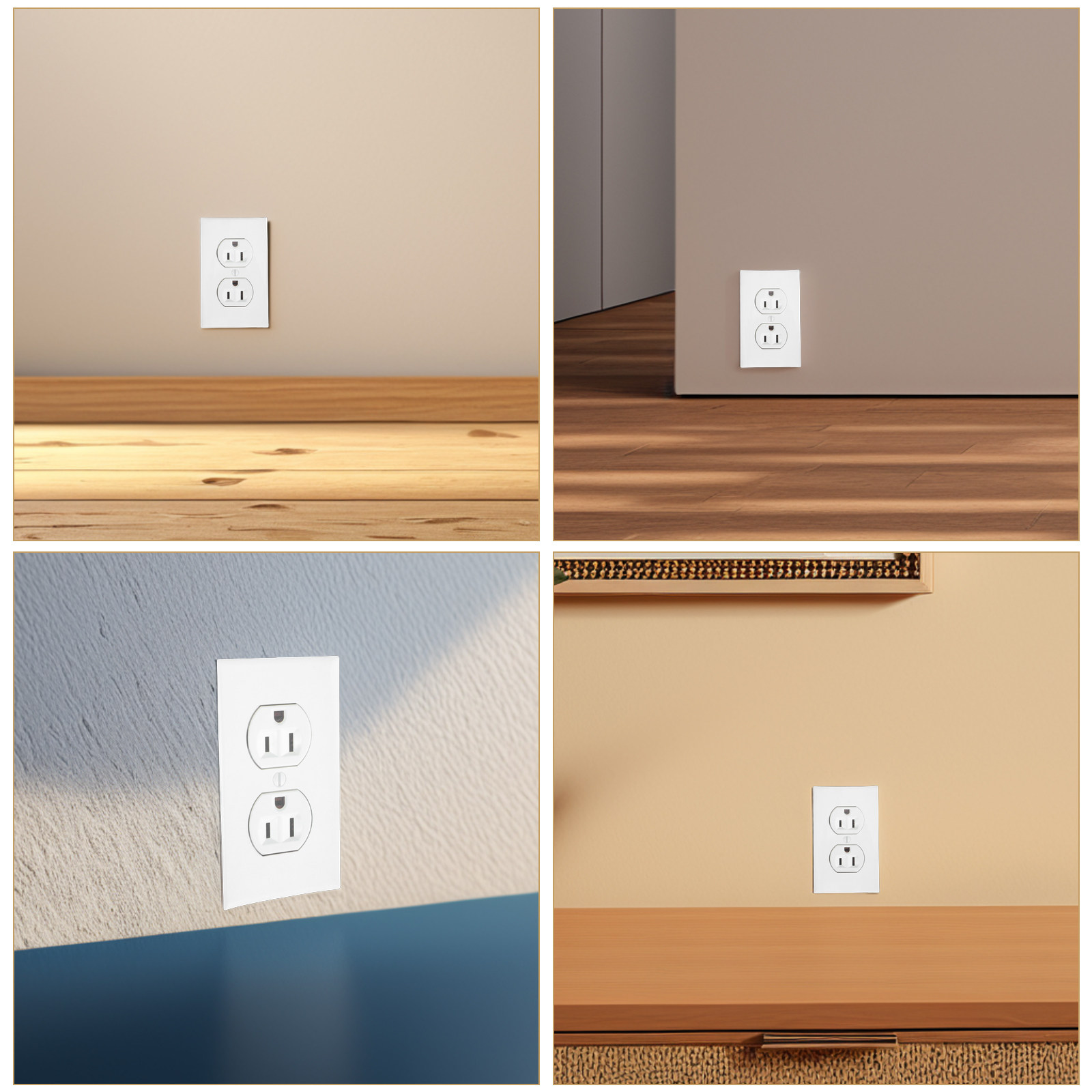 20Pcs Socket Simulated Sticker - Home Decor Outlet 리뷰 및 가격