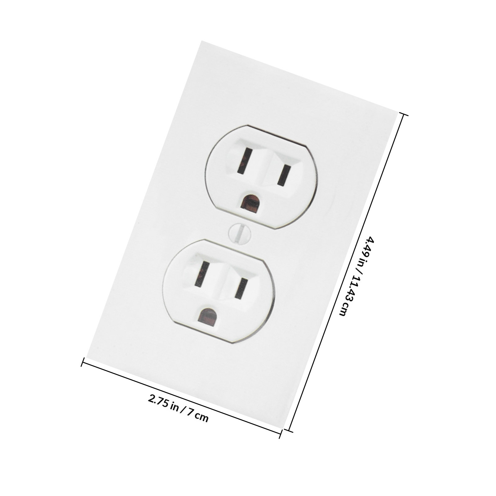 20Pcs Socket Simulated Sticker - Home Decor Outlet 리뷰 및 가격