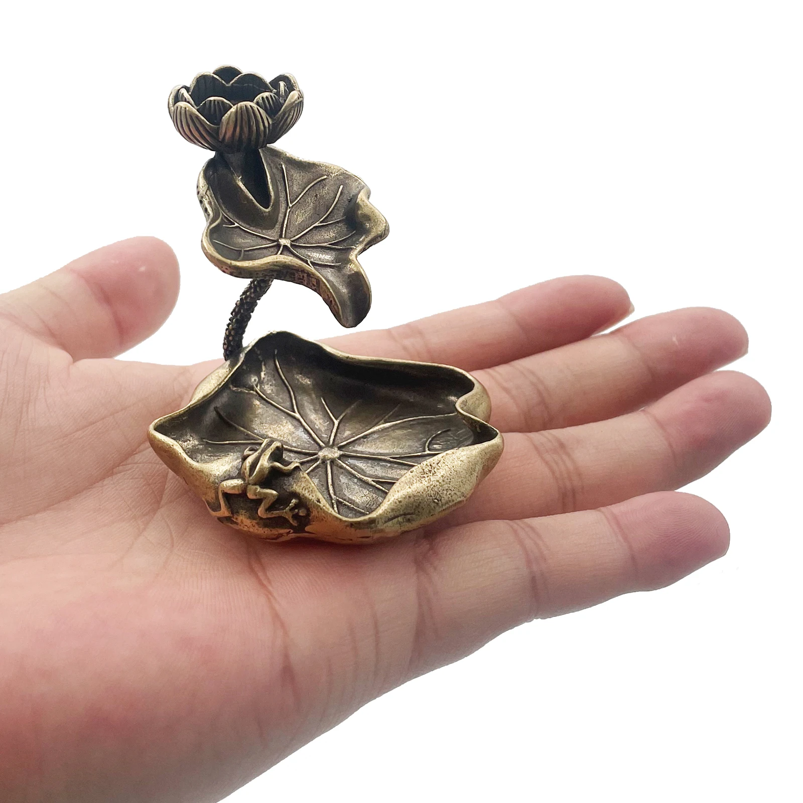 Antique Brass Lotus Leaf Backf - Home Decor Humacao 리뷰 및 가격
