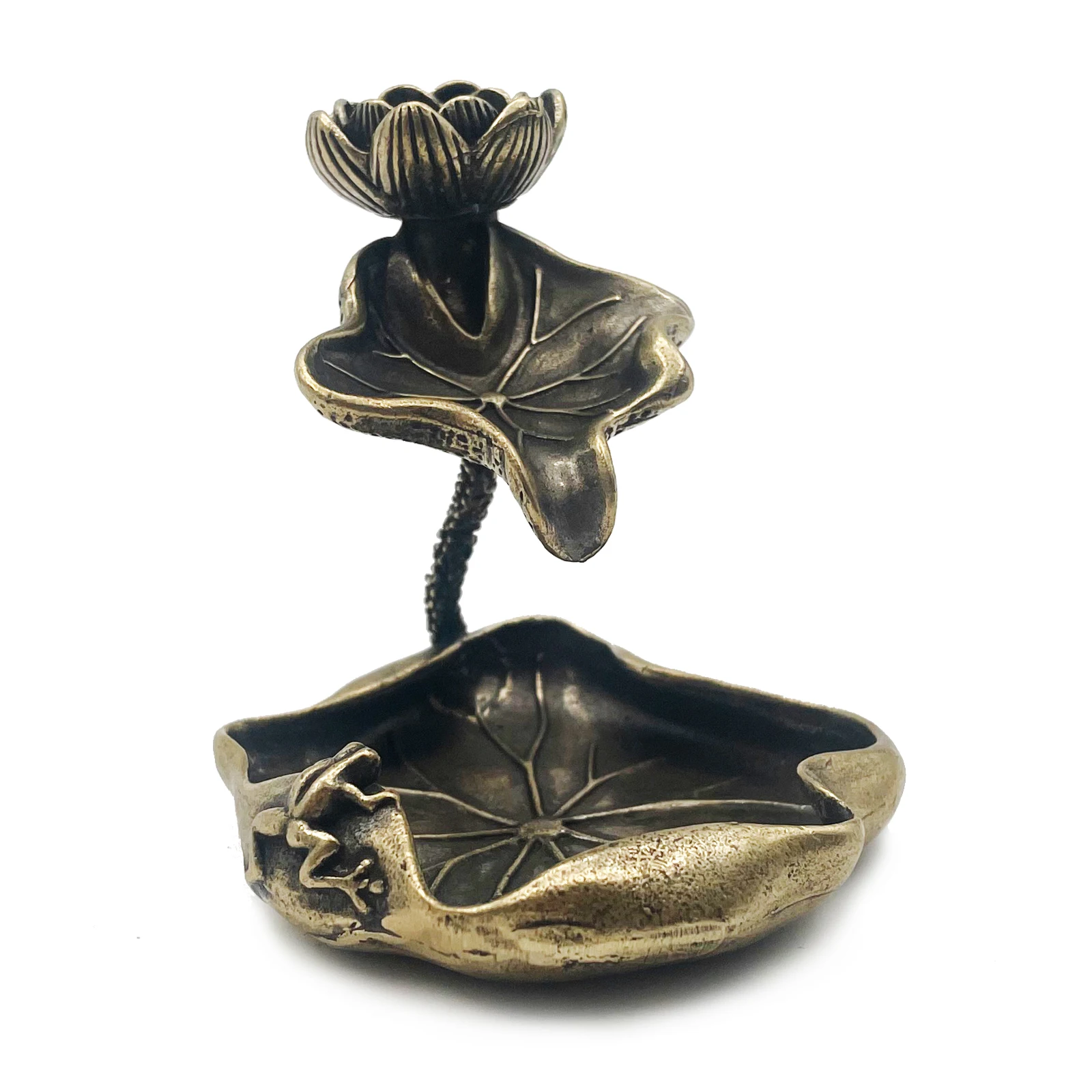 Antique Brass Lotus Leaf Backf - Home Decor Humacao 리뷰 및 가격