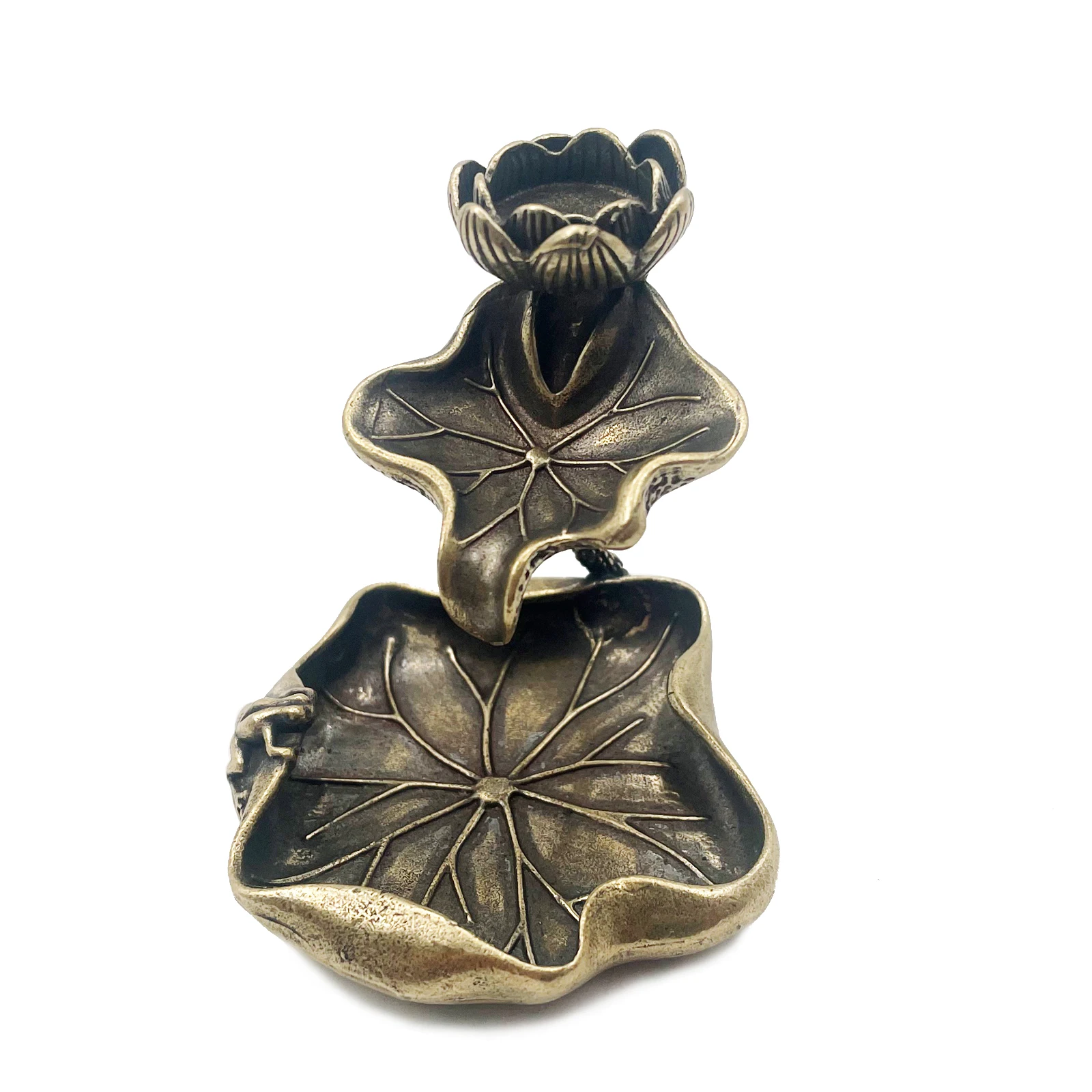 Antique Brass Lotus Leaf Backf - Home Decor Humacao 리뷰 및 가격
