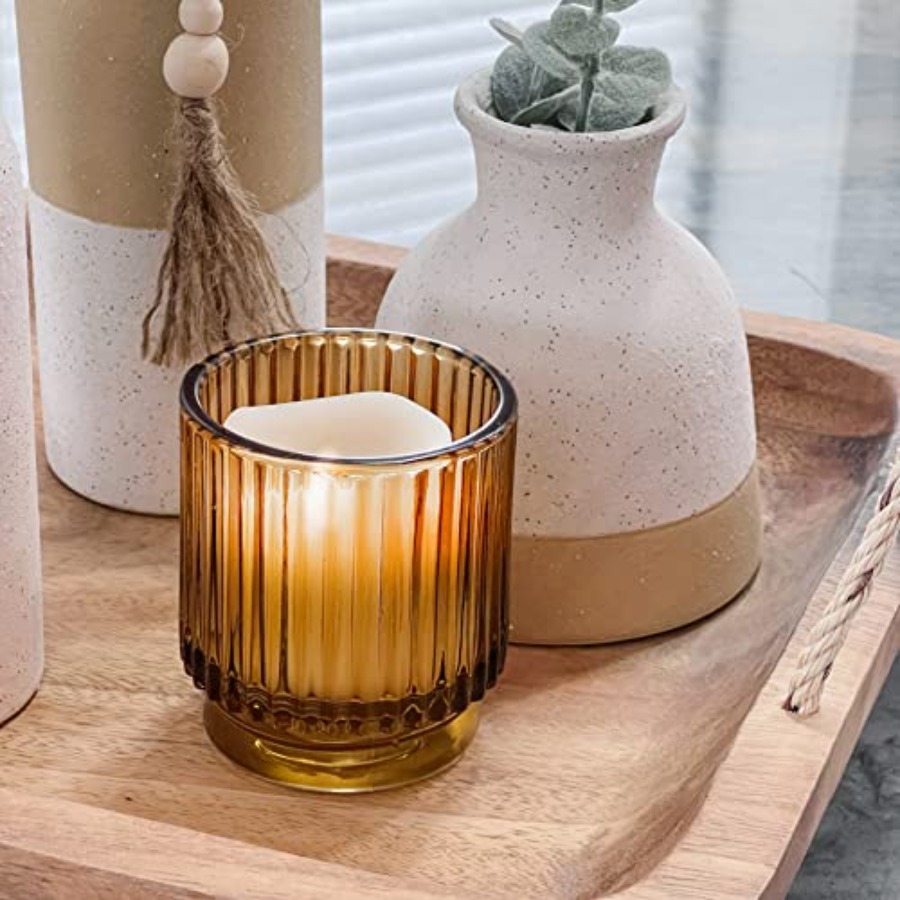 Vintage Glass Tealight and Amb - Home Decor For Wedding 리뷰 및 가격