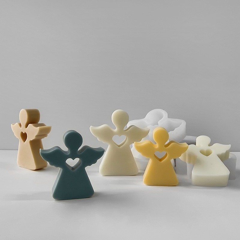 Cute Angel Candle Silicone Mol - Home Decor Humacao 리뷰 및 가격
